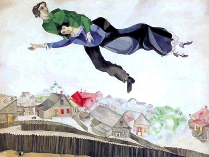 Chagall, Sobre la ciudad